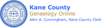 Kane County Genealogy Online - John A. Cunningham, Kane County Clerk